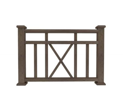 Ограждение из ДПК Р1 коричневый от производителя  Dortmax по цене 11 590 р