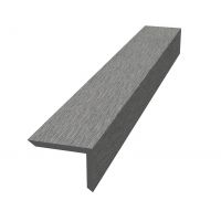 Уголок ДПК для террасной доски NauticPrime, 60x40x2900мм, Тёмно-серый Уголок ДПК для террасной доски NauticPrime, 60x40x2900мм, Тёмно-серый