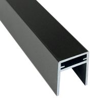 П-профиль алюминиевый 35x25 Чёрное дерево
