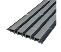 Доска Фасадная из ДПК Nika Рейка Антрацит Доска Фасадная из ДПК Nika Рейка Антрацит