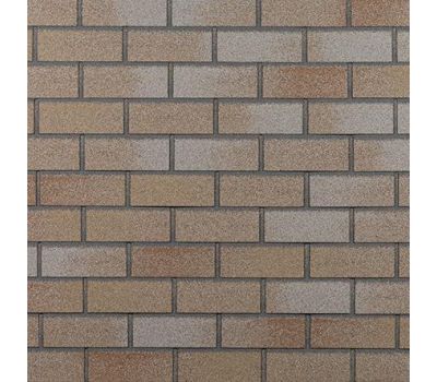 Плитка Фасадная битумная, HAUBERK кирпич Каталонский от производителя  Технониколь по цене 765 р