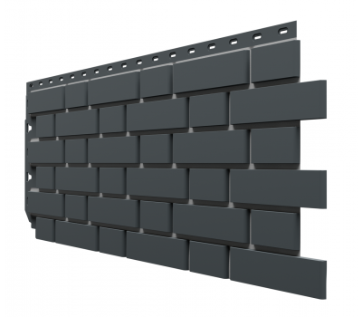 Фасадные панели Flemish (гладкий кирпич) Тёмно-серый от производителя  Docke по цене 540 р