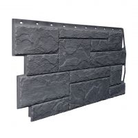 Фасадные панели (цокольный сайдинг) коллекция Камень Природный - Кварцевый