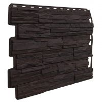 Фасадные панели Скол - Темно-коричневый Фасадные панели Скол - Темно-коричневый