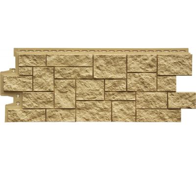 Фасадные панели Стандарт Дикий камень Песочный от производителя Grand Line по цене 485 р Фасадные панели Стандарт Дикий камень Песочный от производителя Grand Line по цене 485 р