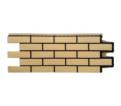 Фасадные панели Премиум клинкерный кирпич Песочный (шов RAL 9005) от производителя Grand Line по цене 614 р Фасадные панели Премиум клинкерный кирпич Песочный (шов RAL 9005) от производителя Grand Line по цене 614 р