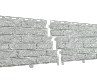 Фасадная панель Стоун Хаус Кварцит - Светло-Серый от производителя Ю-Пласт по цене 402 р Фасадная панель Стоун Хаус Кварцит - Светло-Серый от производителя Ю-Пласт по цене 402 р