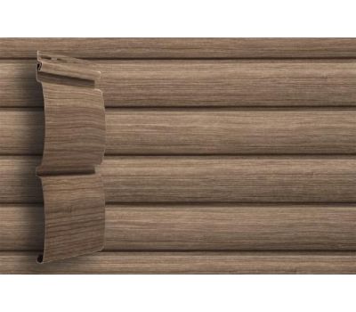 Виниловый сайдинг Tundra Блок-хаус - Кедр от производителя  Grand Line по цене 540 р