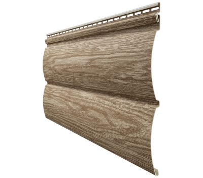 Виниловый сайдинг - серия LUX Блок-Хаус D4,7T,( под бревно) Кедр от производителя  Docke по цене 525 р