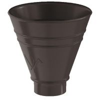 Воронка водосборная круглая RR 32 Тёмно-коричневый 125/90